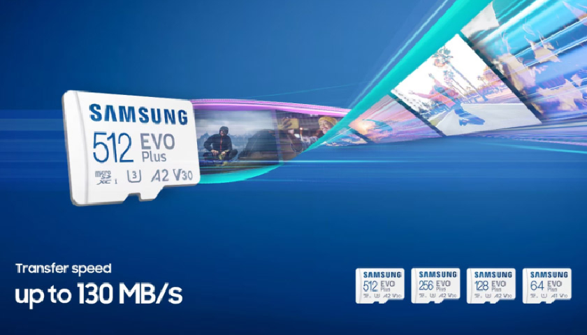 Надёжная защита в любых условиях Samsung microSDXC EVO Plus 64Gb